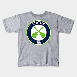 Vintage Seattle Washington Kids T-Shirt